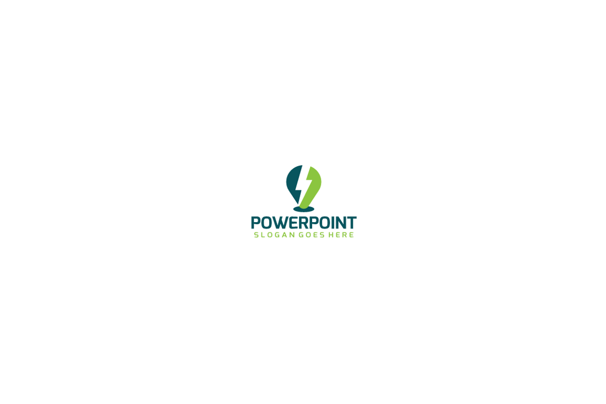 Power Point Logo, a Branding & Logo Template by 3ab2ou