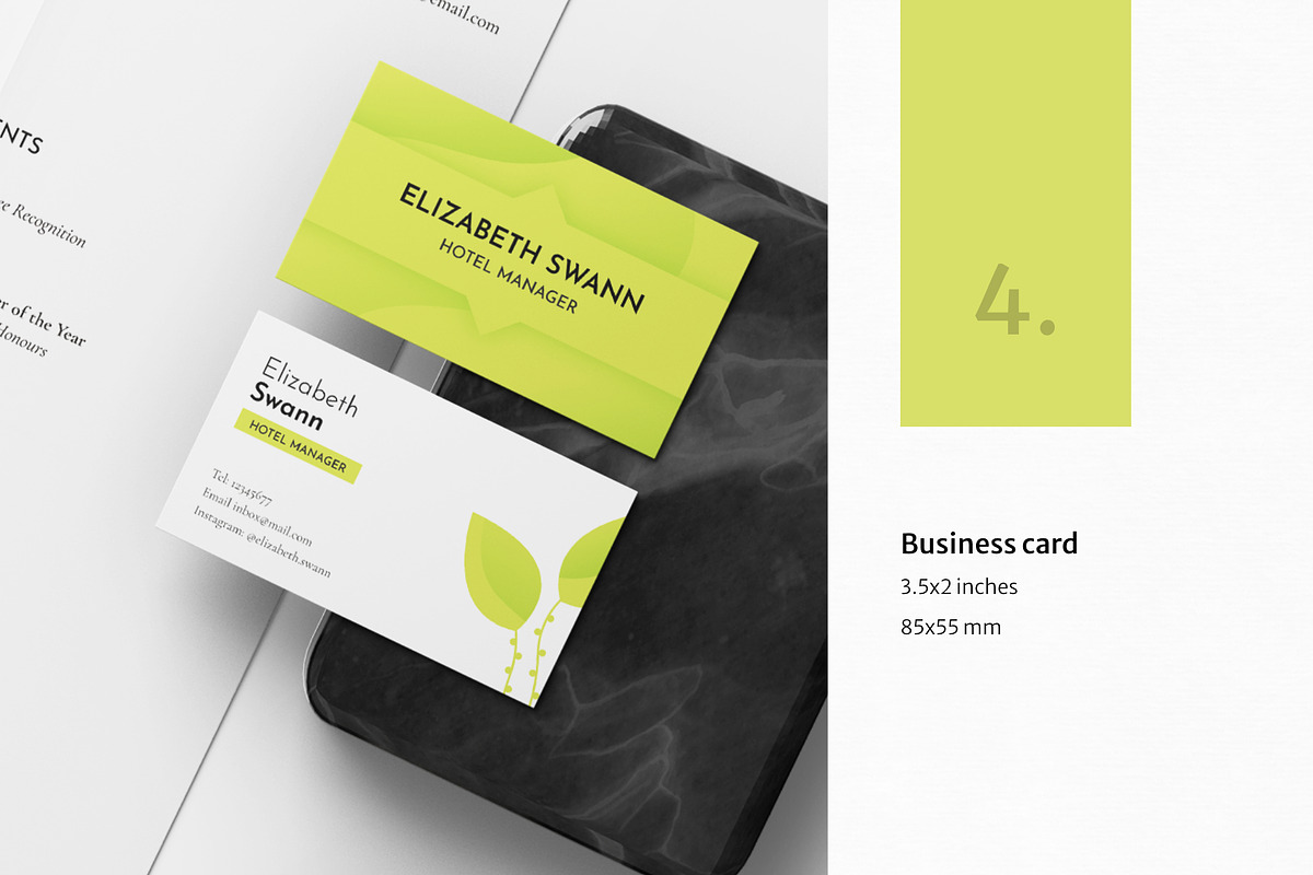 Swann Resume & Business Card, a Resume Template by Jinro (Photo 5 of 8)
