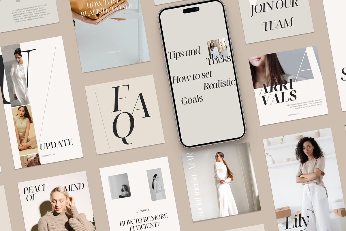 Instagram Aesthetic Canva, a Social Media Template by VeliusCreativeStudio (Photo 9 of 9)