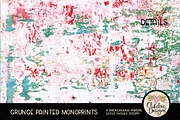 Grunge Painted Monoprint Backgrounds, a Texture Graphic by Clikchic Designs (Thumbnail 5 of 5)