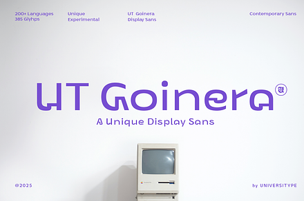 UT Goinera - A Unique Display Sans
