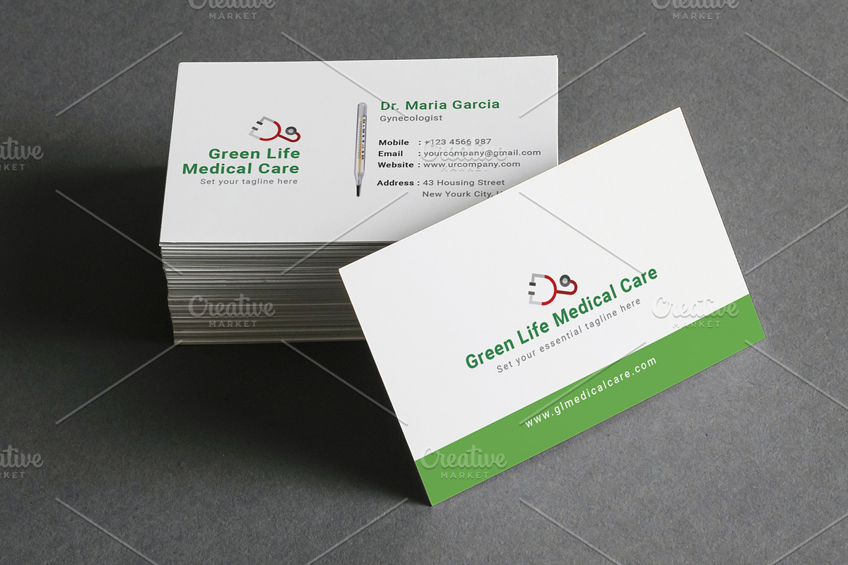 Doctor Business Card, a Business Card Template by graphicsunday (Photo 4 of 4)