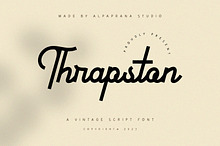 Thrapston - Vintage Script Font