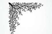 50 Tree Branch Corner Silhouette, a Decorative Illustration by Amazin_art (Thumbnail 44 of 46)