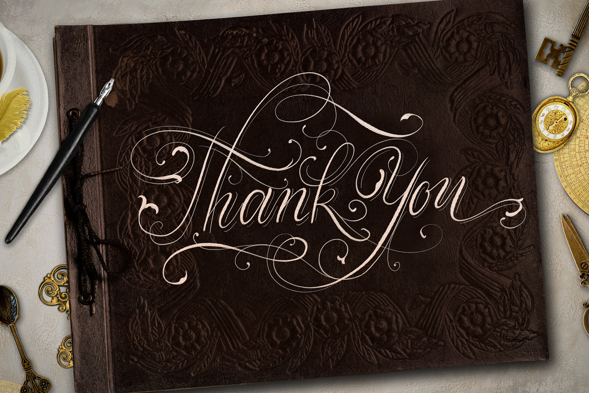 Victorian Lettering Creator Kit, a Brush Add-On by Letter Elfa Studio (Photo 13 of 13)