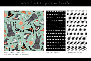 Cute Witch Digital Paper DH