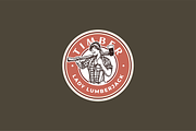 Lumberjack Lady Logo Template, a Branding & Logo Template by lineandcircle (Thumbnail 2 of 3)