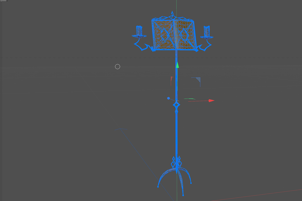 Vintage music stand, a Furniture 3D Model by Snji | 3D Models (Photo 7 of 12)