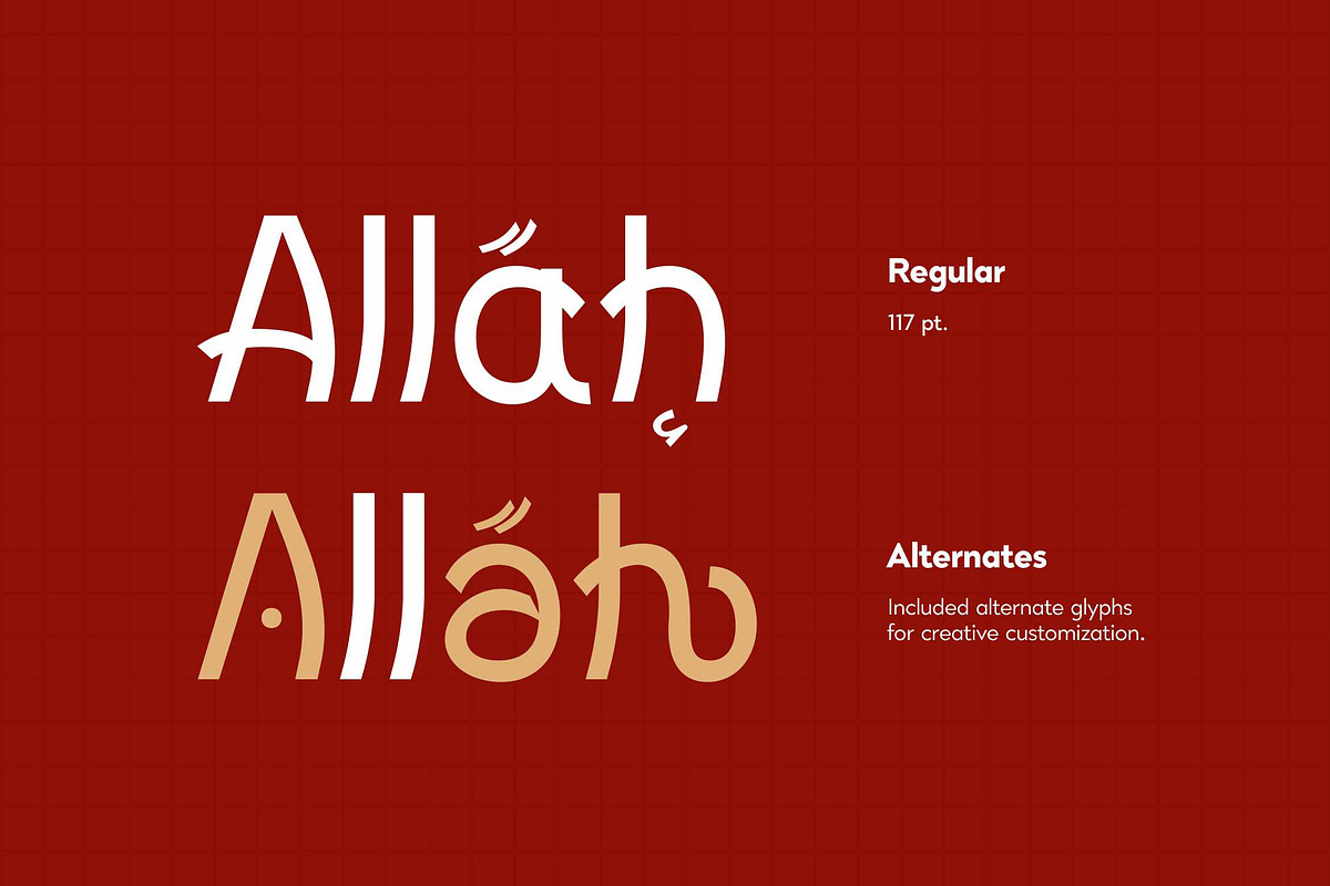 Mugrom - Arabic Font Style, a Font by Runsell Studio (Photo 2 of 5)