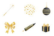 Watercolor New Year Clipart, an Illustration by CreationArt (Thumbnail 3 of 7)
