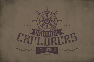 Explorers Vintage Typeface