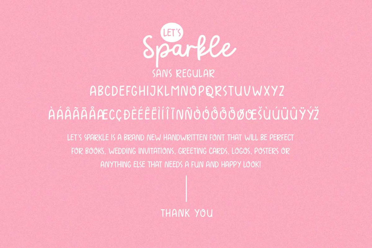 Let's Sparkle | Font Duo, a Script Font by Lucky Type (Photo 9 of 10)
