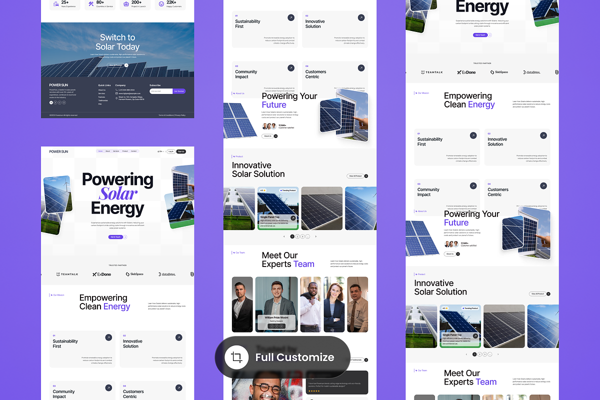 POWERSUN - Solar Panel Company, a Landing Page Template by SLAB! Design (Photo 3 of 4)