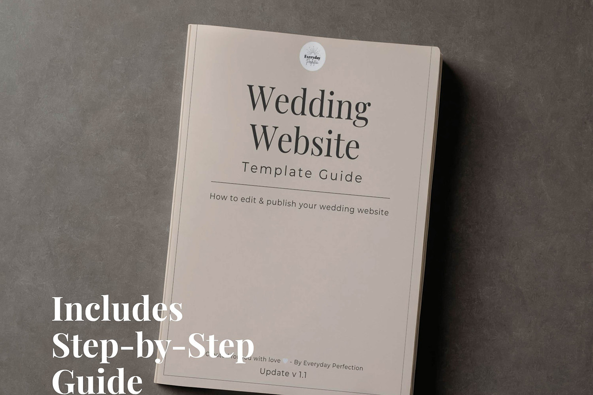 Beige Wedding Website Invitation, a Landing Page Template by Everyday Perfection (Photo 12 of 13)