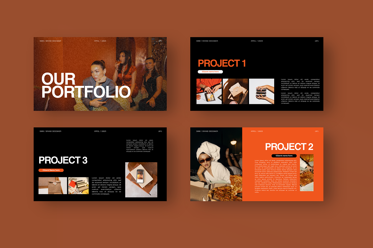 Black & Orange Service Guide, a Marketing Template by My Template Studio (Photo 6 of 16)