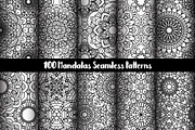 100 Mandalas Seamless Patterns, a Pattern Graphic by Elinorka (Thumbnail 19 of 23)