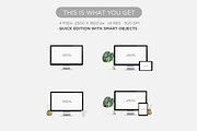 MOCKUP . Monitor & iPad, a Pens & Pencil Mockup by tomodachi studio (Thumbnail 3 of 4)