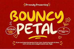 Bouncy Petal handwritten