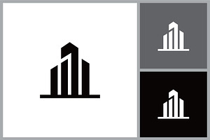 Modern Abstract Building Symbol