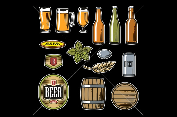 bottle, glass, barrel, pint, barle, preview 3