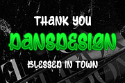 Crusher Croock Marker Graffiti Displ, a Handwritten Font by dansdesign (Thumbnail 8 of 8)