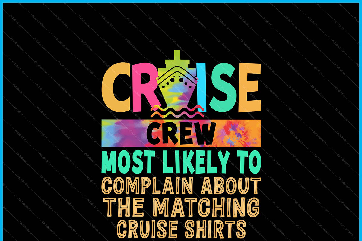 Cruise Crew Funny Matching SVG PNG, a Graphic by Creativeusart (Photo 2 of 4)
