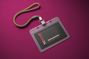Card Id Full Customizable Mockups, a Mockup by Luuqas Design