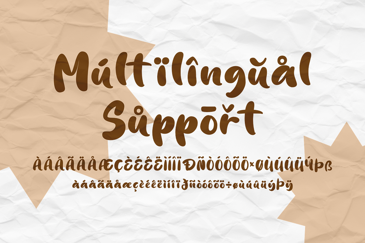 Boellath - Playful Bold Display Font, a Handwritten Font by Maenjari Std (Photo 4 of 10)