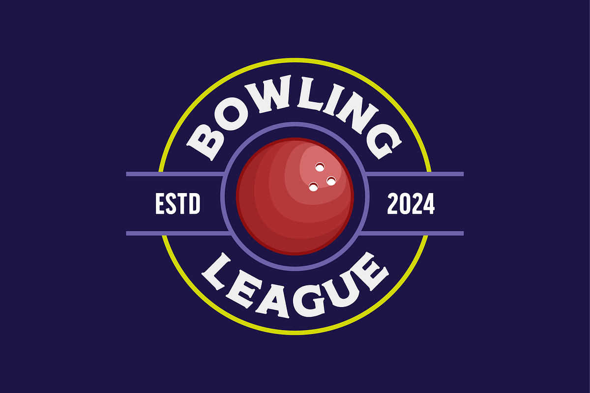 bowling league logo icon template, a Branding & Logo Template by Pyruos ID