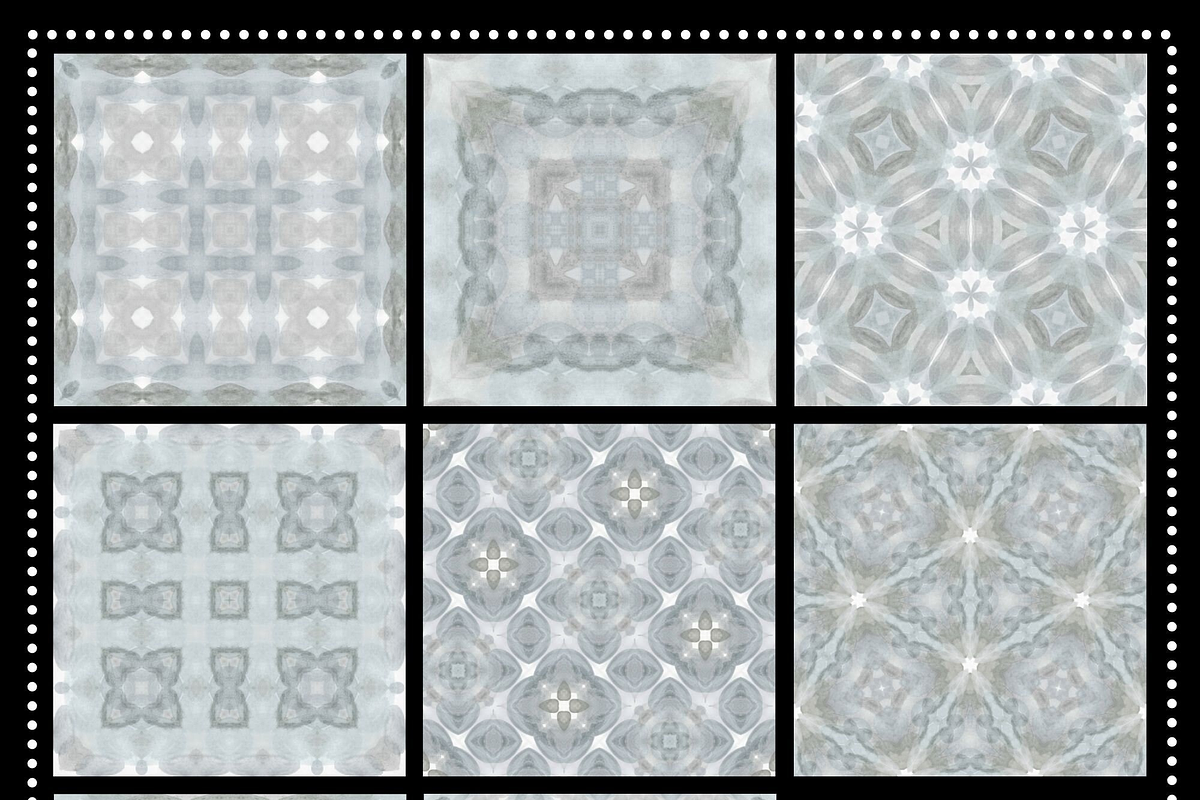Soft Grey Abstract Paint Patterns, a Pattern Graphic by Gen Aumonier (Photo 3 of 7)