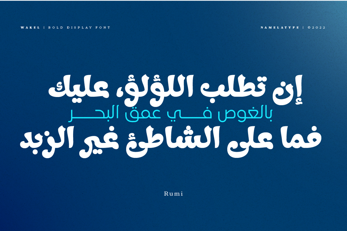 Wakel | Bold Display Font, a Sans Serif Font by Namela Studio (Photo 3 of 8)