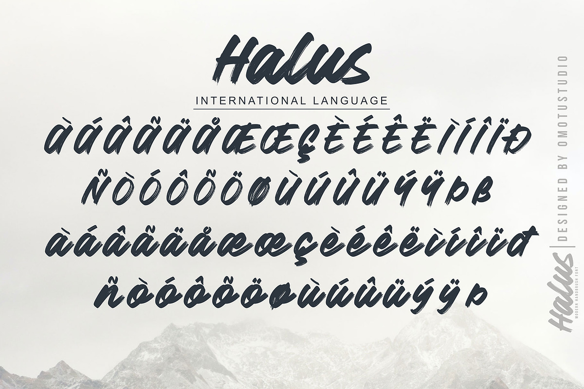 Halus, a Font by Omotu Studio (Photo 13 of 13)