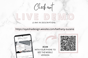 Wix website template for Bloggers, a Wix Template by Studio Eburnean (Thumbnail 4 of 7)