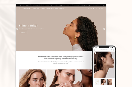 Fine Jewelry - Elegant Shopify Theme, a Shopify Template by InspiredTheme