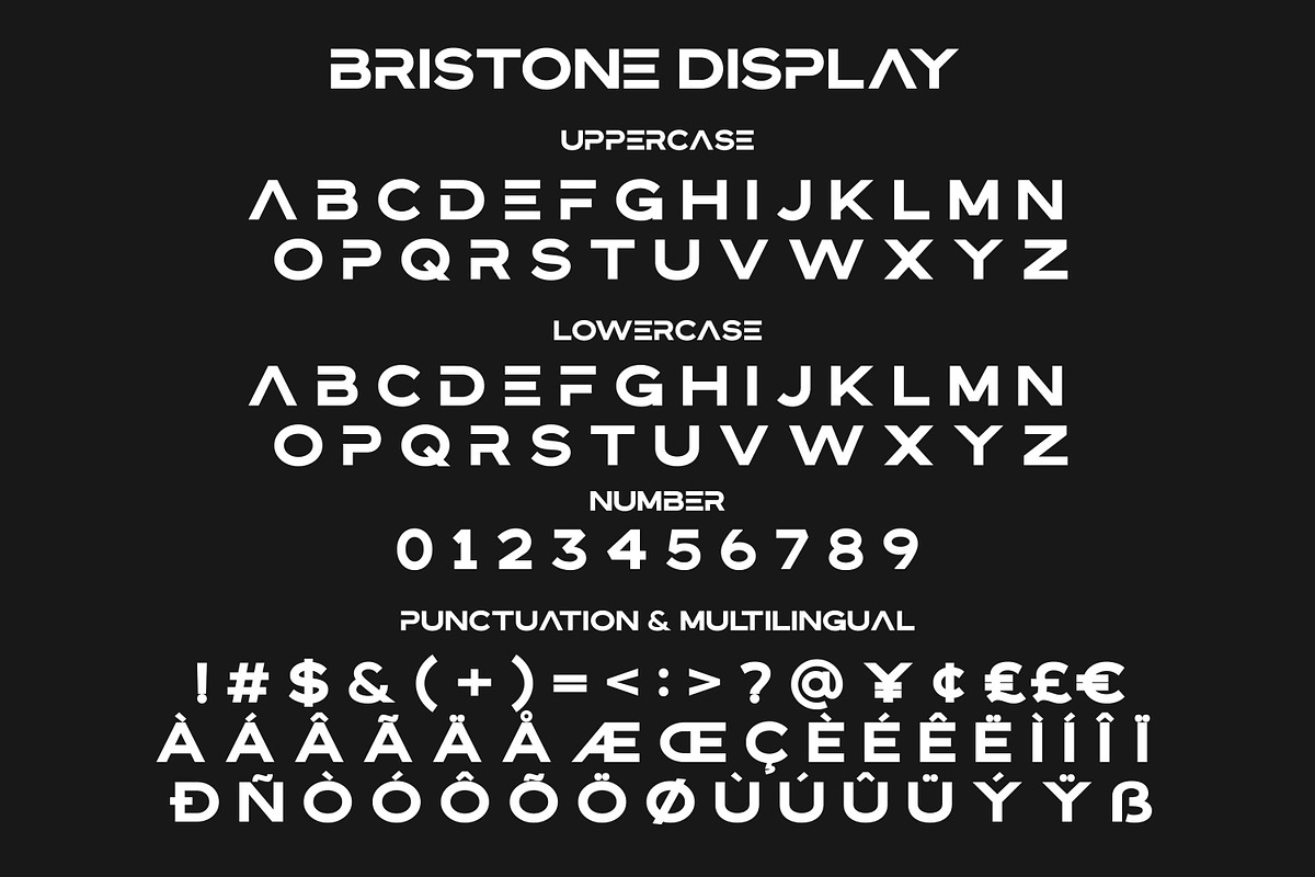 Bristone - Expanded Sans, a Sans Serif Font by Almarkhatype (Photo 16 of 18)