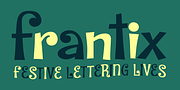Frantix, a Handwritten Font by One Eyed Squid (Thumbnail 1 of 7)