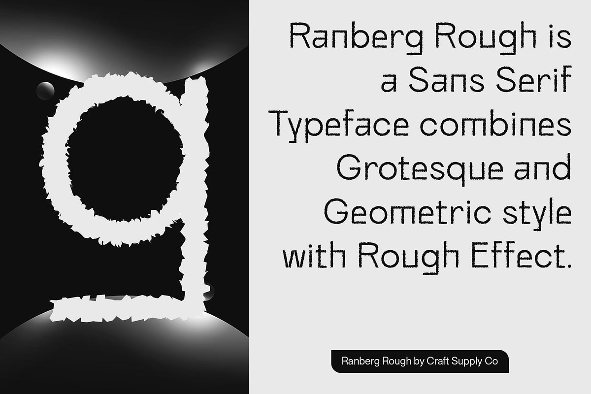 Ranberg Rough, a Sans Serif Font by Craft Supply Co. (Photo 5 of 8)