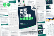 Social Media Strategy Workbook CANVA, a Templates & Theme by AndrewPixel (Thumbnail 1 of 9)