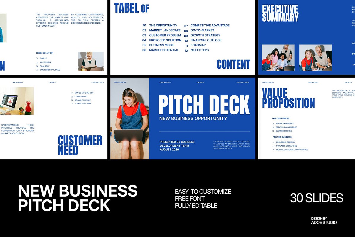 New Business Keynote, a Presentation Template by adoestudio (Photo 1 of 8)