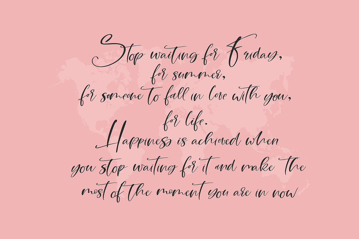 Breathe Me Script font preview 3