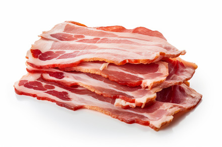 Aromatic Fresh bacon. Generate Ai, a Food & Drink Photo by Ylivdesign