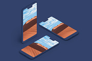 Pixel 3XL - 21 Clay Mockups - PSD, an iPhone Mockup by Asylab (Thumbnail 67 of 73)