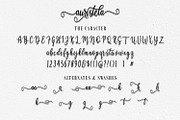 Auristela Script Font, a Script Font by Zulkhairi Lettering (Thumbnail 6 of 8)