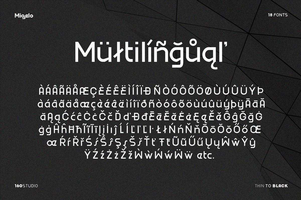 Migelo Modern Variable Font, a Sans Serif Font by 160 Studio (Photo 7 of 10)