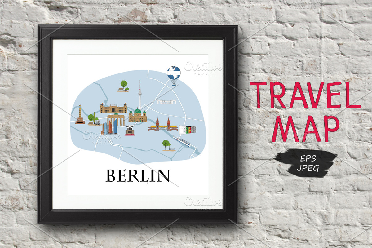 Travel set - Berlin, an Object Graphic by Alina Tsesarskaya (Photo 3 of 5)
