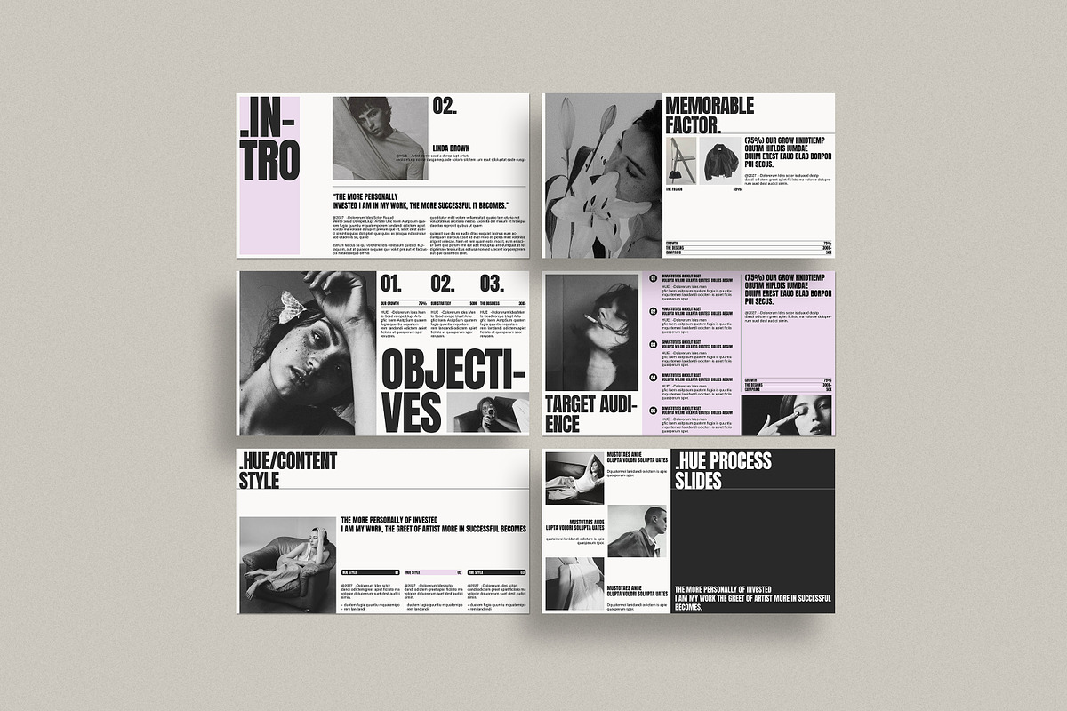 HUE | Strategy Presentation Canva, a Presentation Template by SlideStock (Photo 5 of 10)