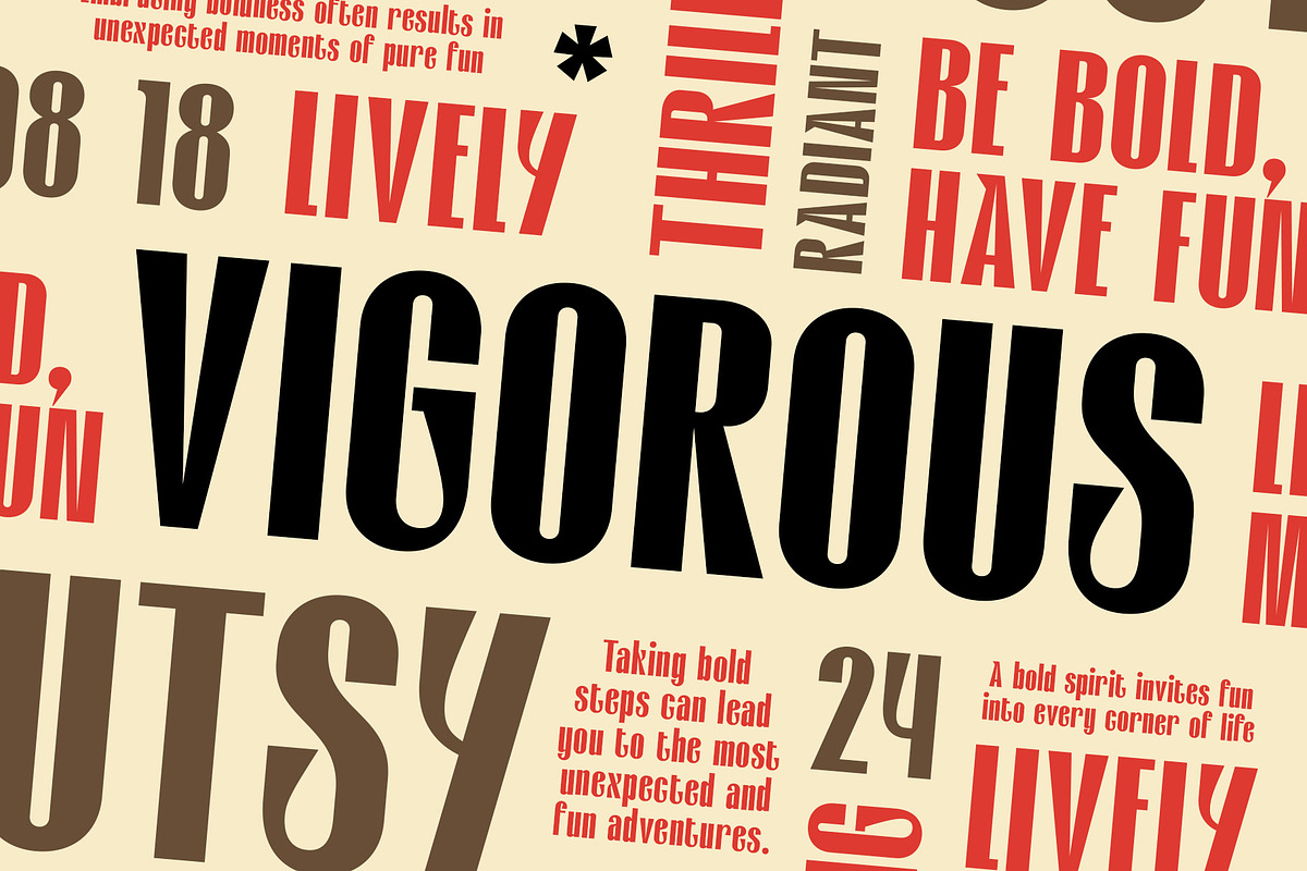 CS Bridger – Bold Font, a Sans Serif Font by Craft Supply Co. (Photo 4 of 8)