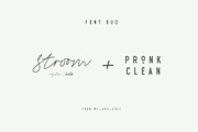 Stroom & Pronk Font Duo, a Handwritten Font by Colt Type Co (Thumbnail 1 of 7)