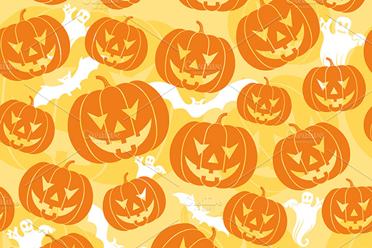 Halloween Seamless Patterns, a Pattern Graphic by TAlex (Photo 2 of 6)