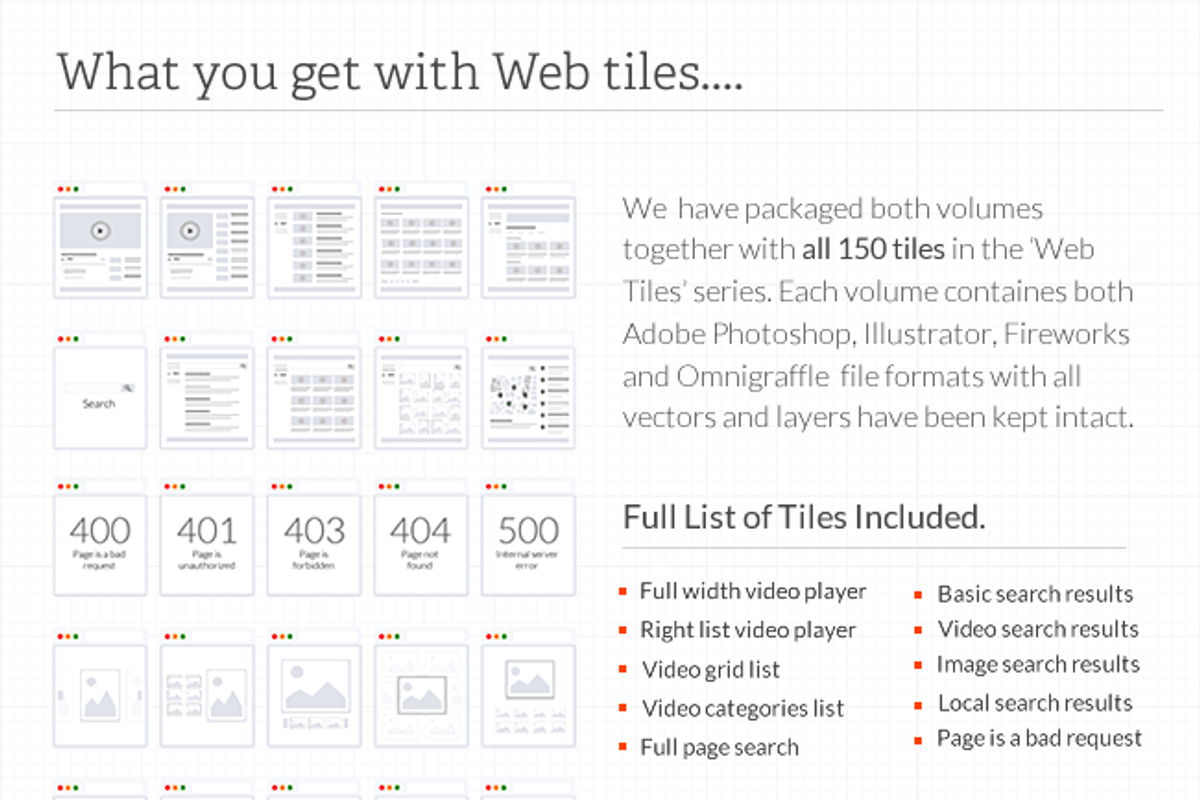 SALE!!!!! UX Web & Mobile Tile, a Templates & Theme by firetuts (Photo 5 of 5)